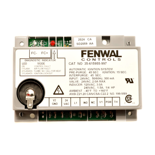 Fenwal 35-615955-997 Direct Spark 24 VAC Ignition Board