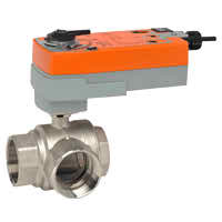 Belimo B329AFRB24-SR 1.25" 3-Way 10Cv 24V 2-10Vdc Spring Return