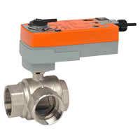 Belimo B329AFRB24-SR 1.25" 3-Way 10Cv 24V 2-10Vdc Spring Return