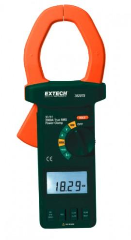 Extech 382075 True RMS AC/DC 3-Phase Clamp-on Power Analyzer, 2000A