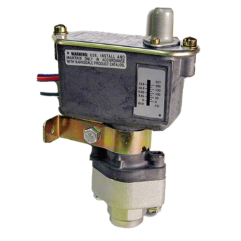 Barksdale Products C9612-2 Visual Indicating Sealed Piston Switch Single Setpoint 125-1500 PSI