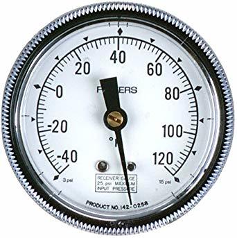 Siemens Building Technology 142-0430 Gauge 1.5" Dial -40-160F 1/4" Barbed